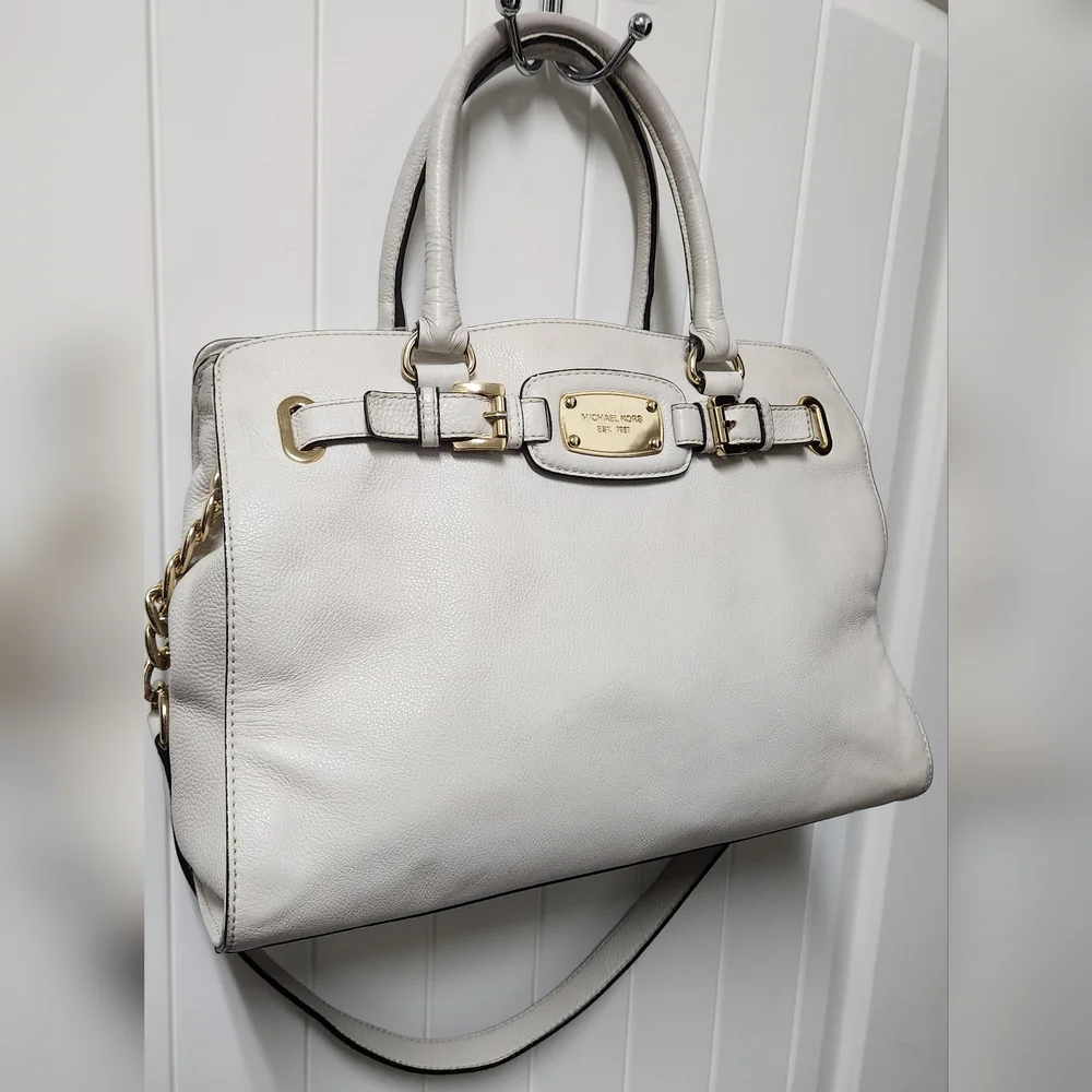 Michael Kors Leather Satchel - Picture 12 of 16